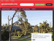 Tablet Screenshot of greatrounds.com
